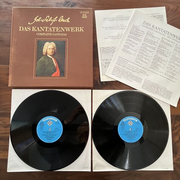 J. S. Bach Das Kantatenwerk Complete Cantatas Vol 19 LP Box Set 1977 Telefunken - Picture 3 of 9